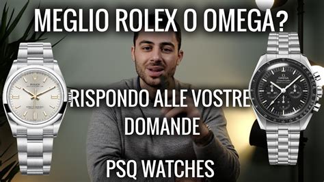 meglio rolex o omega|are omega watches worth anything.